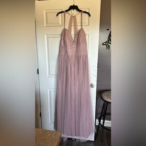 Bridesmaid dress. Never worn. Size 22. Color is mauve